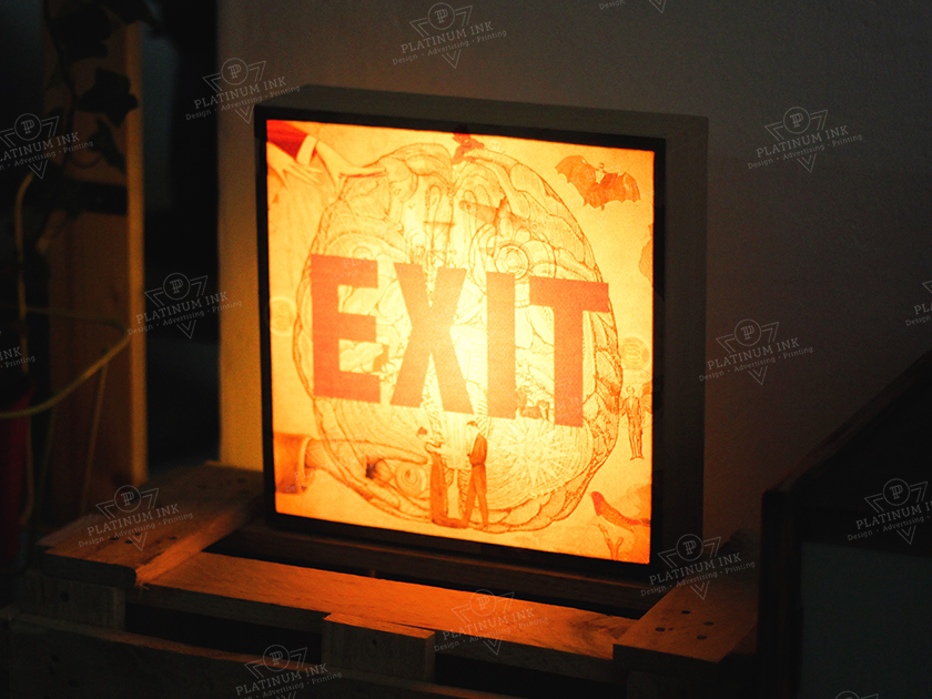 custom backlit film printing