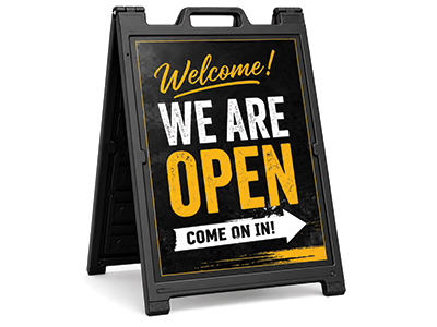 A-Frame Sidewalk Sign